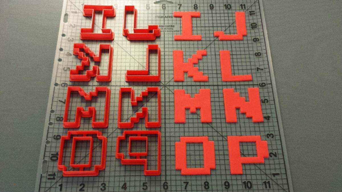 8 Bit Font Uppercase Cookie Cutters (1)