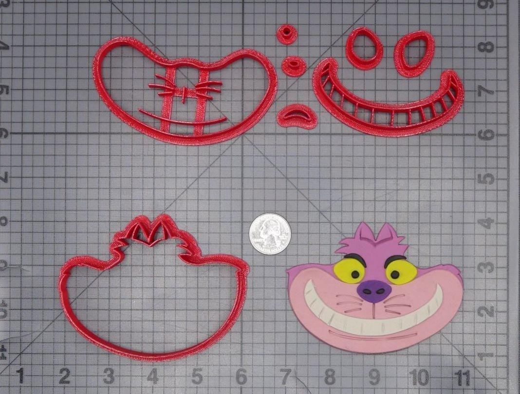 Alice in Wonderland - Cheshire Cat Cookie Cutter Set