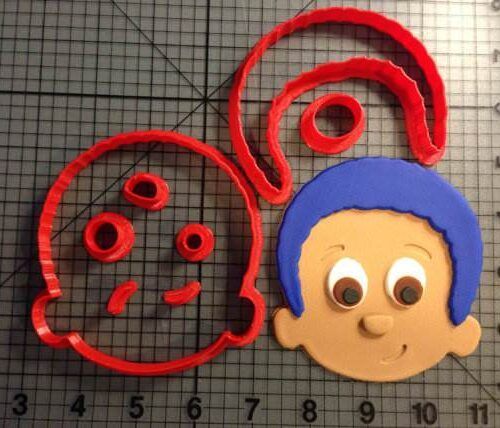 Bubble Guppies Goby Cookie Cutter Set (Cartoon Character 180)