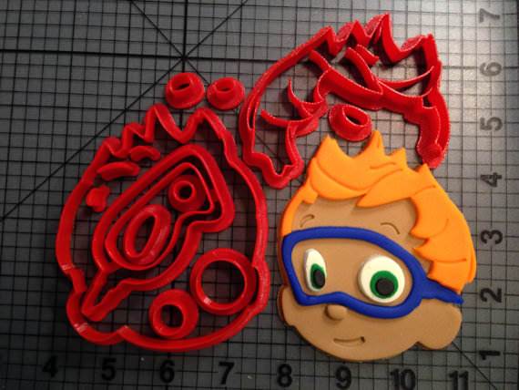 Bubble Guppies Nonny Cookie Cutter Set (Cartoon Character 183)