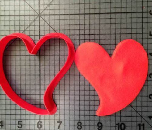 Curved Heart Cookie Cutter