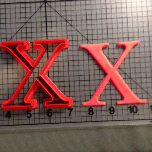 Greek Letter Chi Cookie Cutter