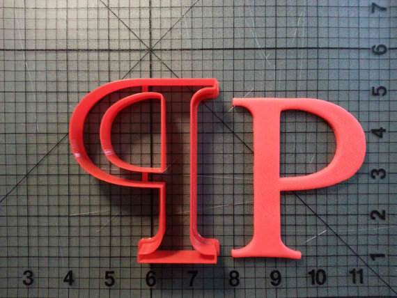 Greek Letter Rho Cookie Cutter