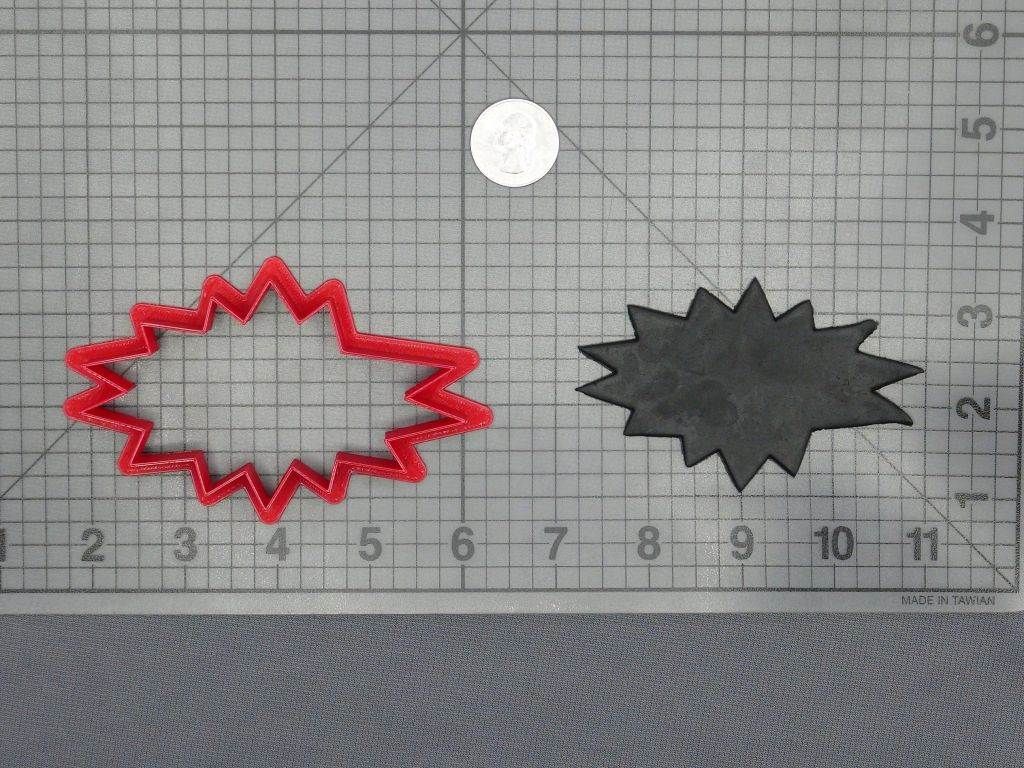 Action Bubble 266-F833 Cookie Cutter Silhouette