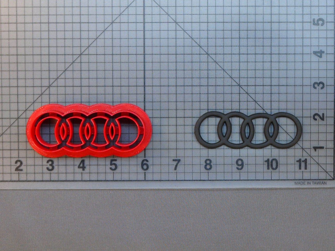 Audi Logo 266-A024 Cookie Cutter