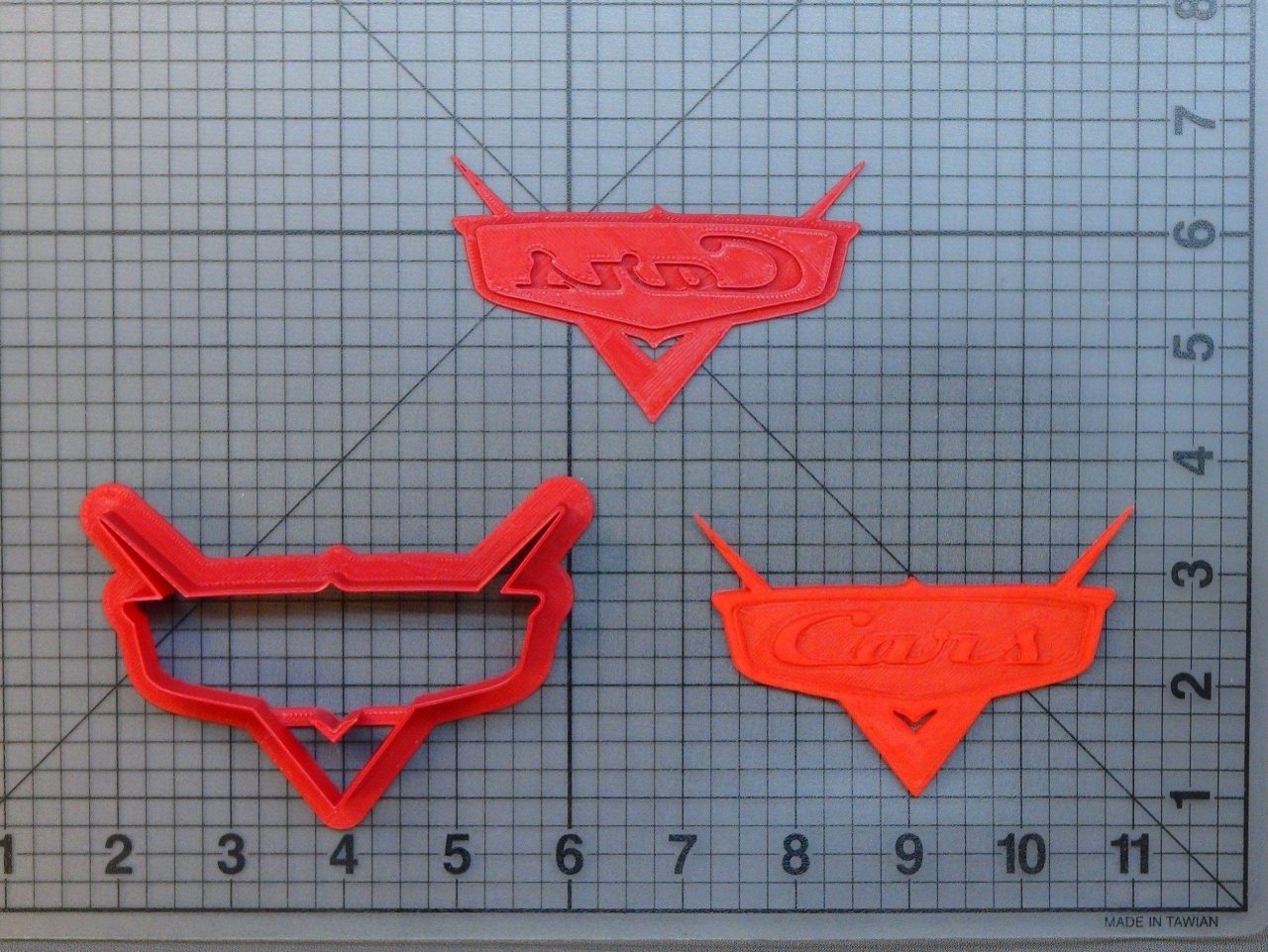 Cars Logo 266-A795 Cookie Cutter and Stamp