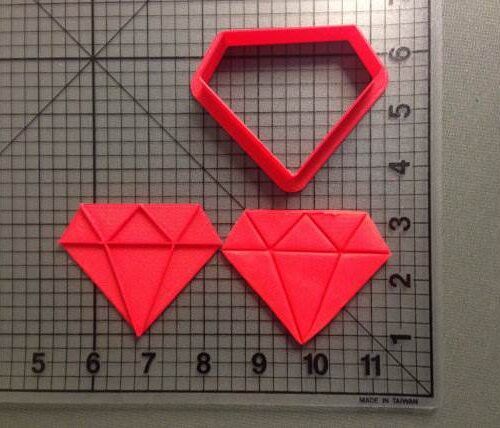 JB_Diamond Cookie Cutter and Stamp
