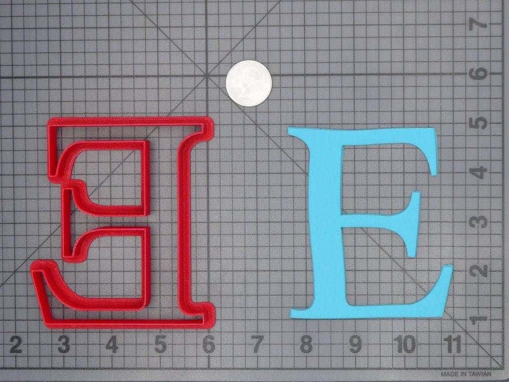Epsilon Greek Letter 266-F821 Cookie Cutter Silhouette