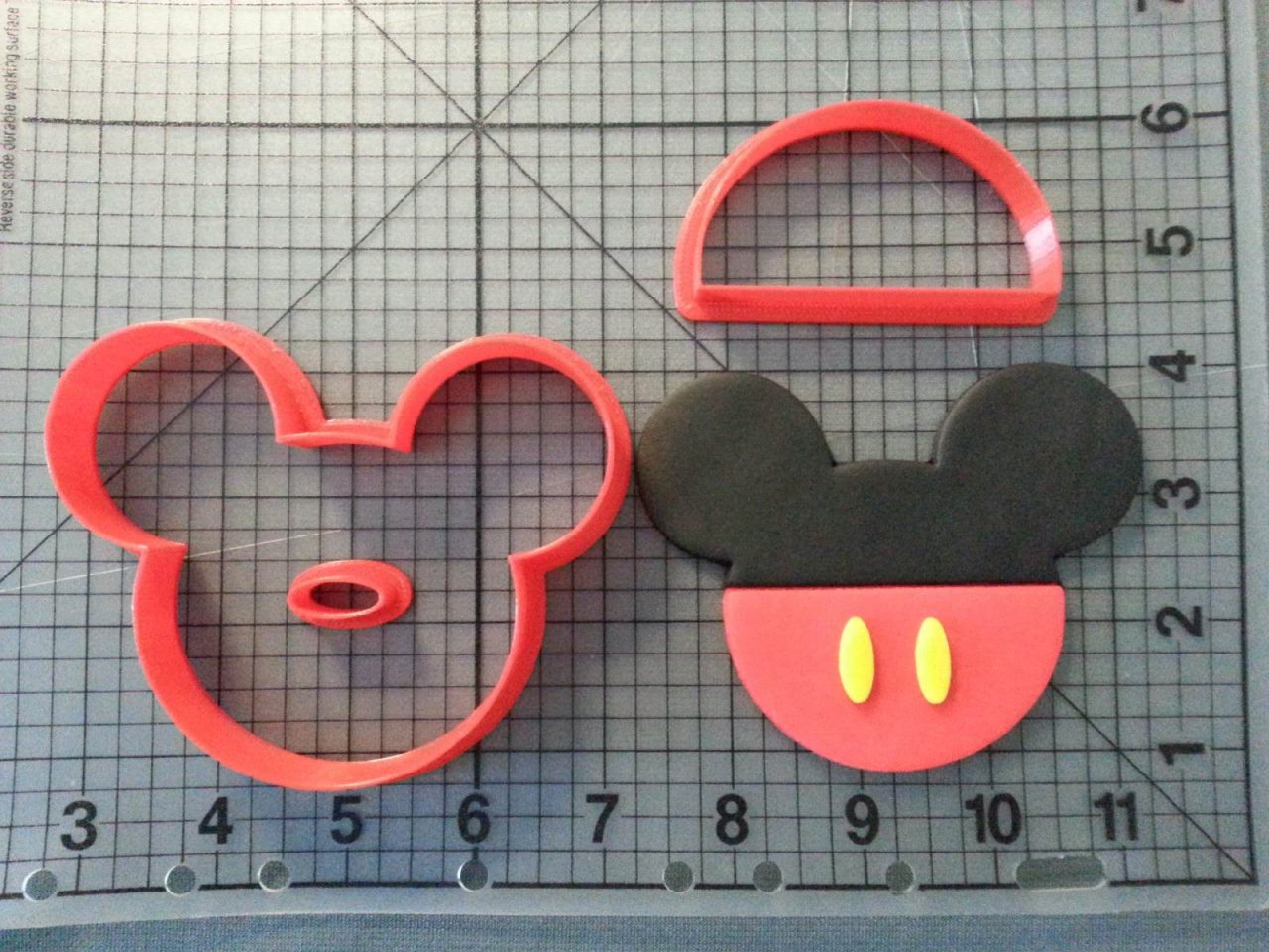 Mickey Mouse with Pants Cookie Cutter Set