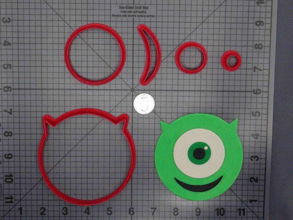 Monsters Inc - Mike Head 266-E620 Cookie Cutter Set
