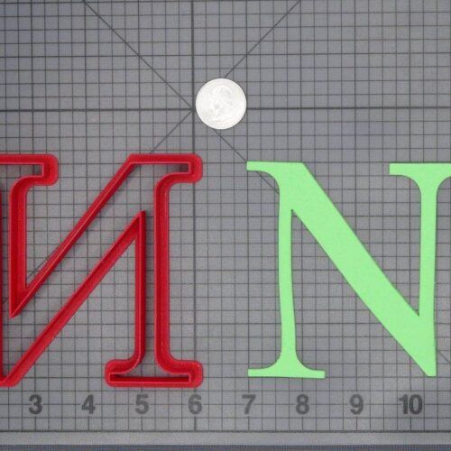 Nu Greek Letter 266-F828 Cookie Cutter Silhouette