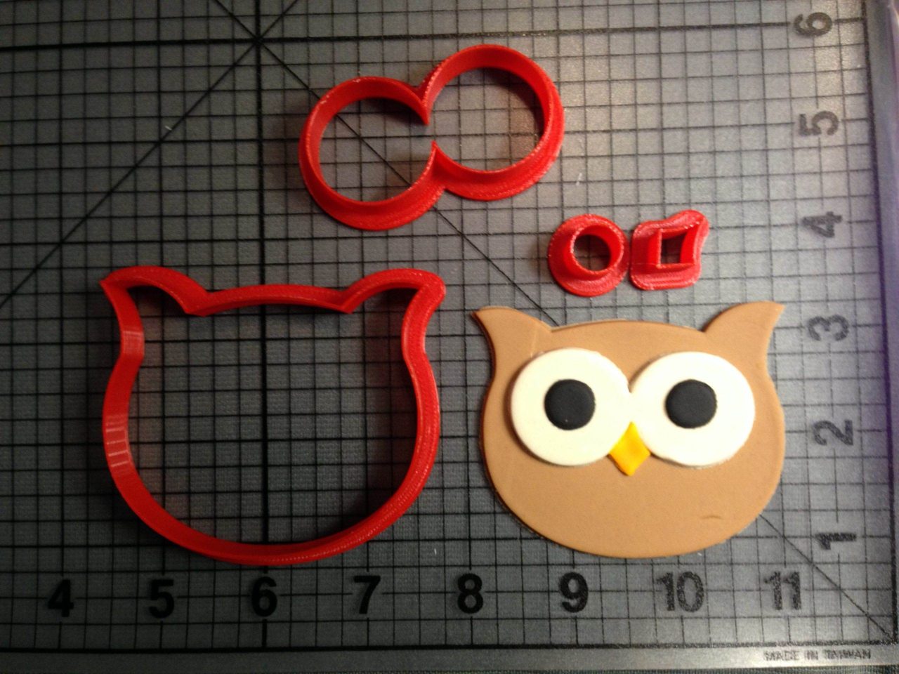 Owl Face Cookie Cutter Set