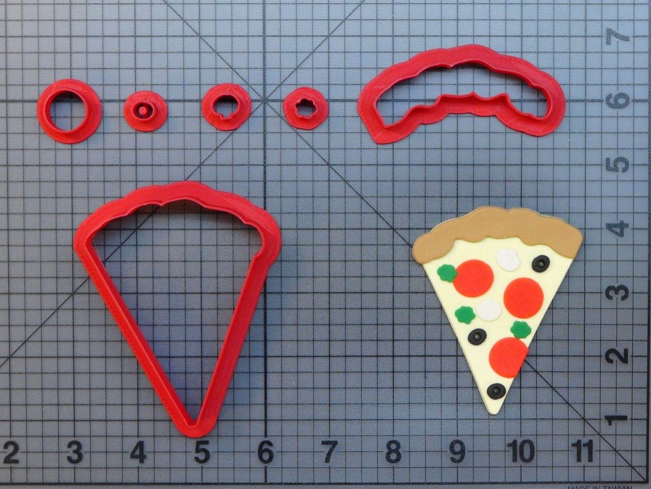 Pizza Slice 266-A841 Cookie Cutter Set