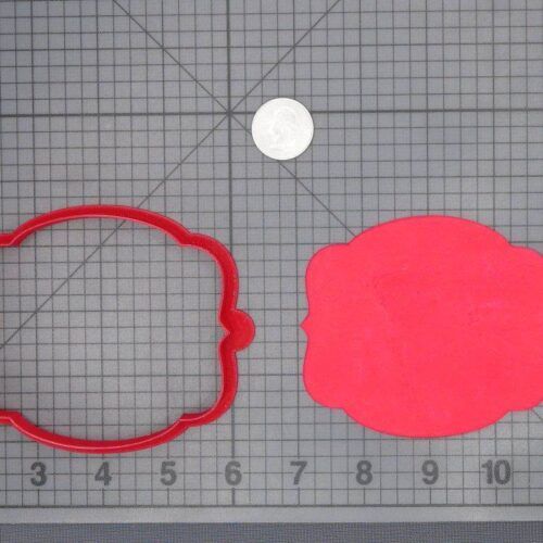 Plaque Shape 266-D596 Cookie Cutter Silhouette