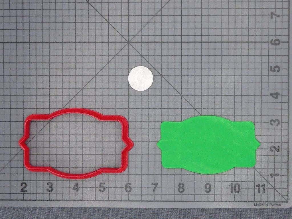 Plaque Shape 266-F823 Cookie Cutter Silhouette