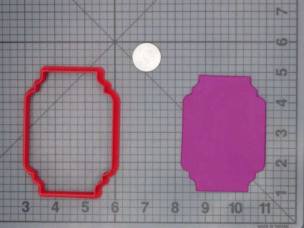 Plaque Shape 266-F827 Cookie Cutter Silhouette
