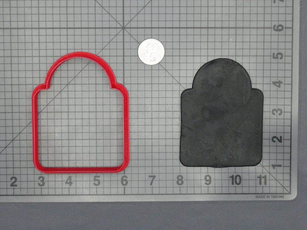 Plaque Shape 266-F834 Cookie Cutter Silhouette
