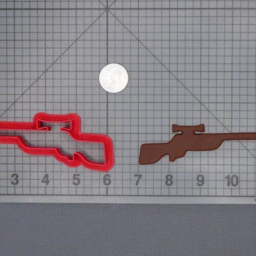 Rifle Gun 266-F825 Cookie Cutter Silhouette