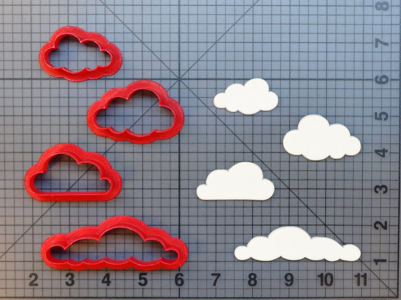 Cloud 266-A030 Cookie Cutters (4 inch)