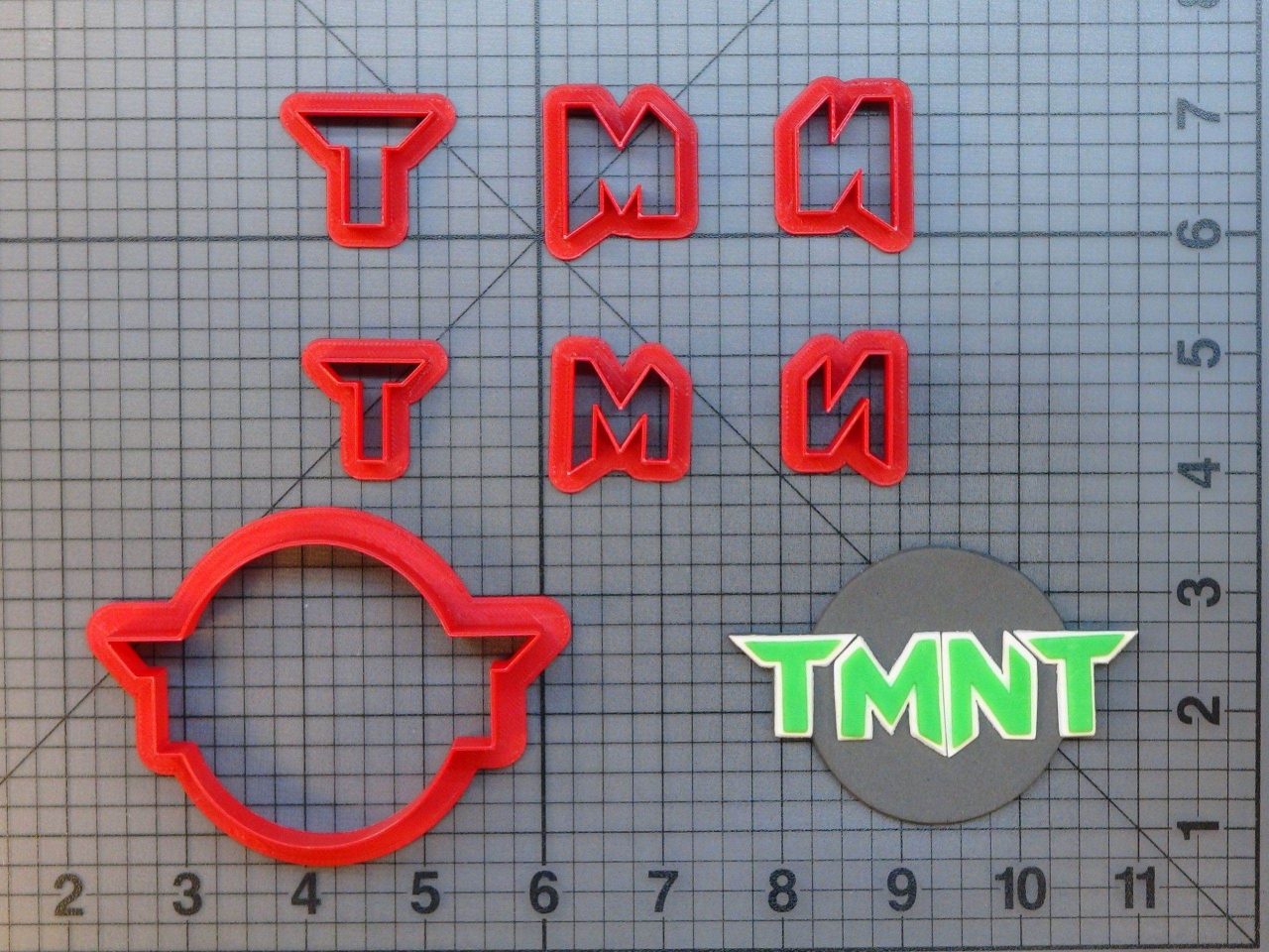 TMNT Logo 266-A032 Cookie Cutter Set