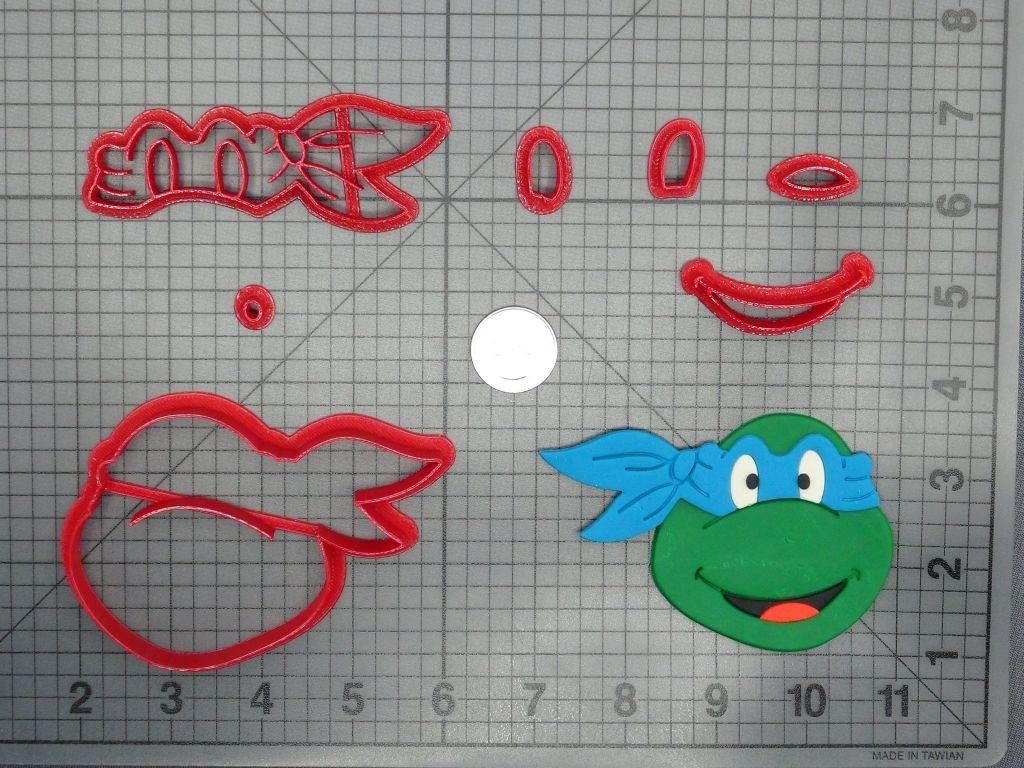 Teenage Mutant Ninja Turtles Happy Face 266-B916 Cookie Cutter SetIMPORTANT