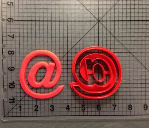 At @ Sign Cookie Cutter
