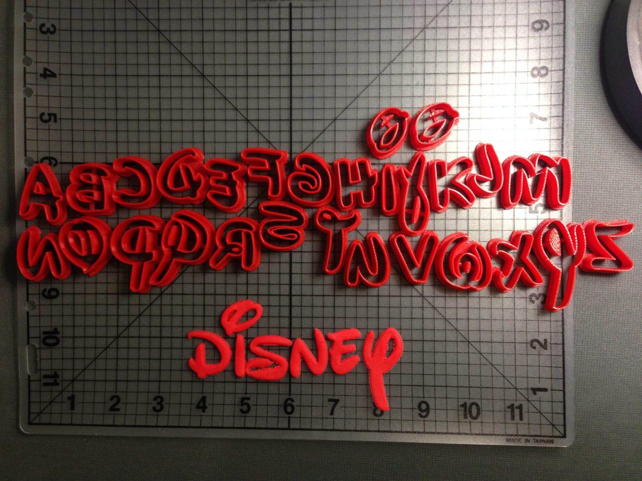 disney alphabet lowercase description