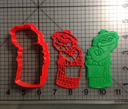 Oscar the Grouch Cookie Cutter Set