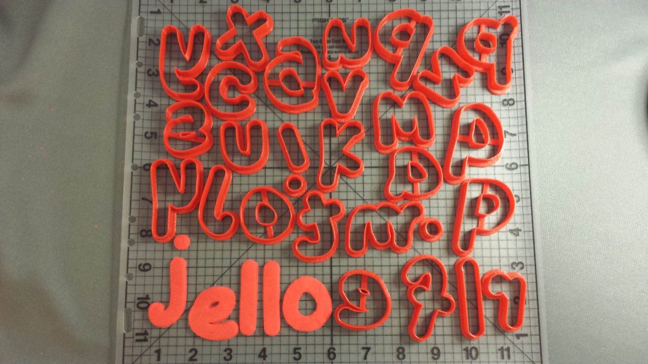 Jello Font Lowercase Cookie Cutters (1)