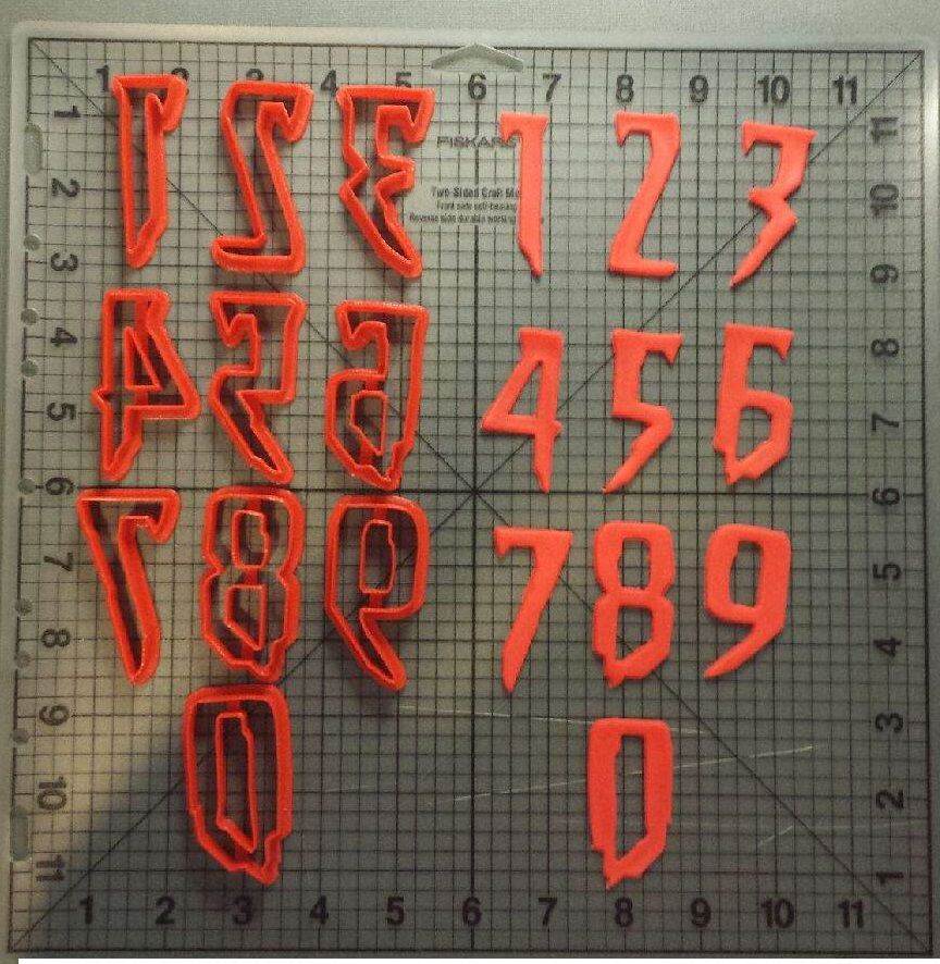 Spiderman Number Cookie Cutters