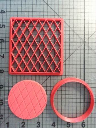 Quilted-Diamond-Imprint-Cookie-Cutter-Set