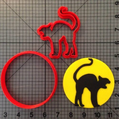 Cat Silhouette Cookie Cutter Set