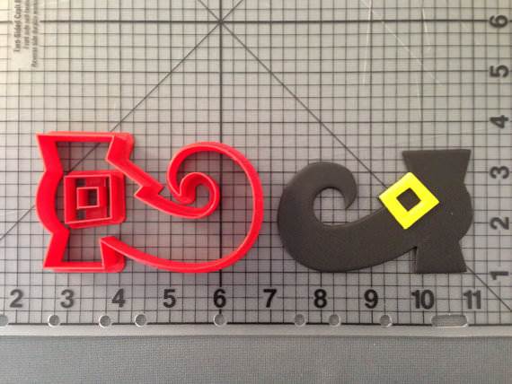 Witch's Shoe Cookie Cutter Set