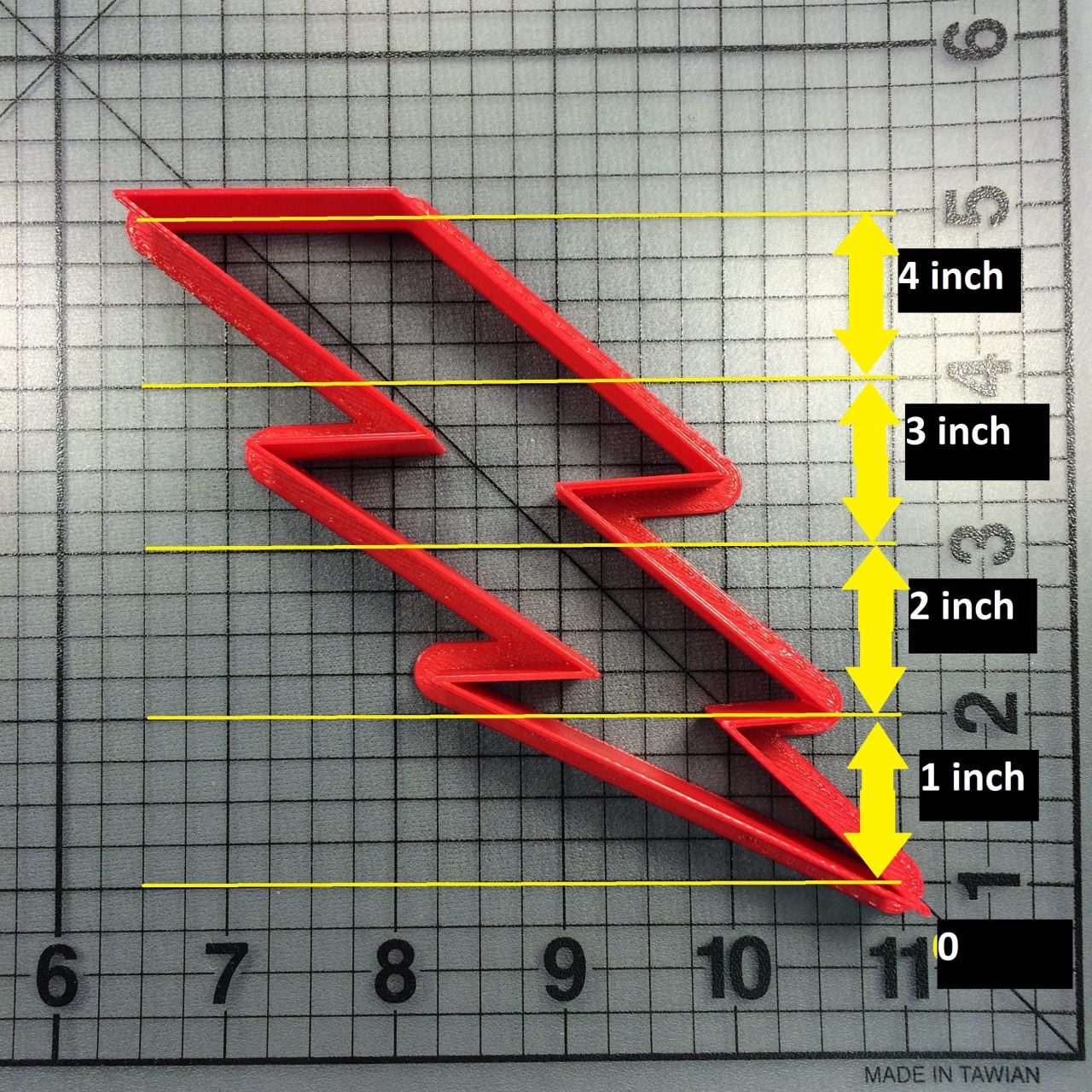 Lightning Bolt 266-B924 Cookie Cutter (4 INCH)