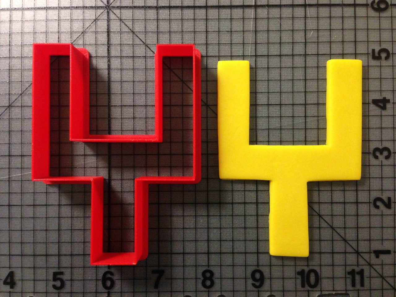 Field Goal Post Cookie Cutter