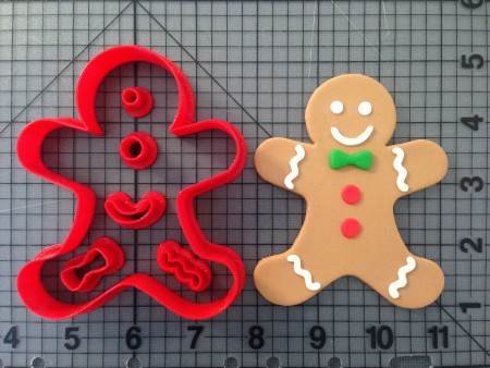 Gingerbread Man 102 Cookie Cutter Set