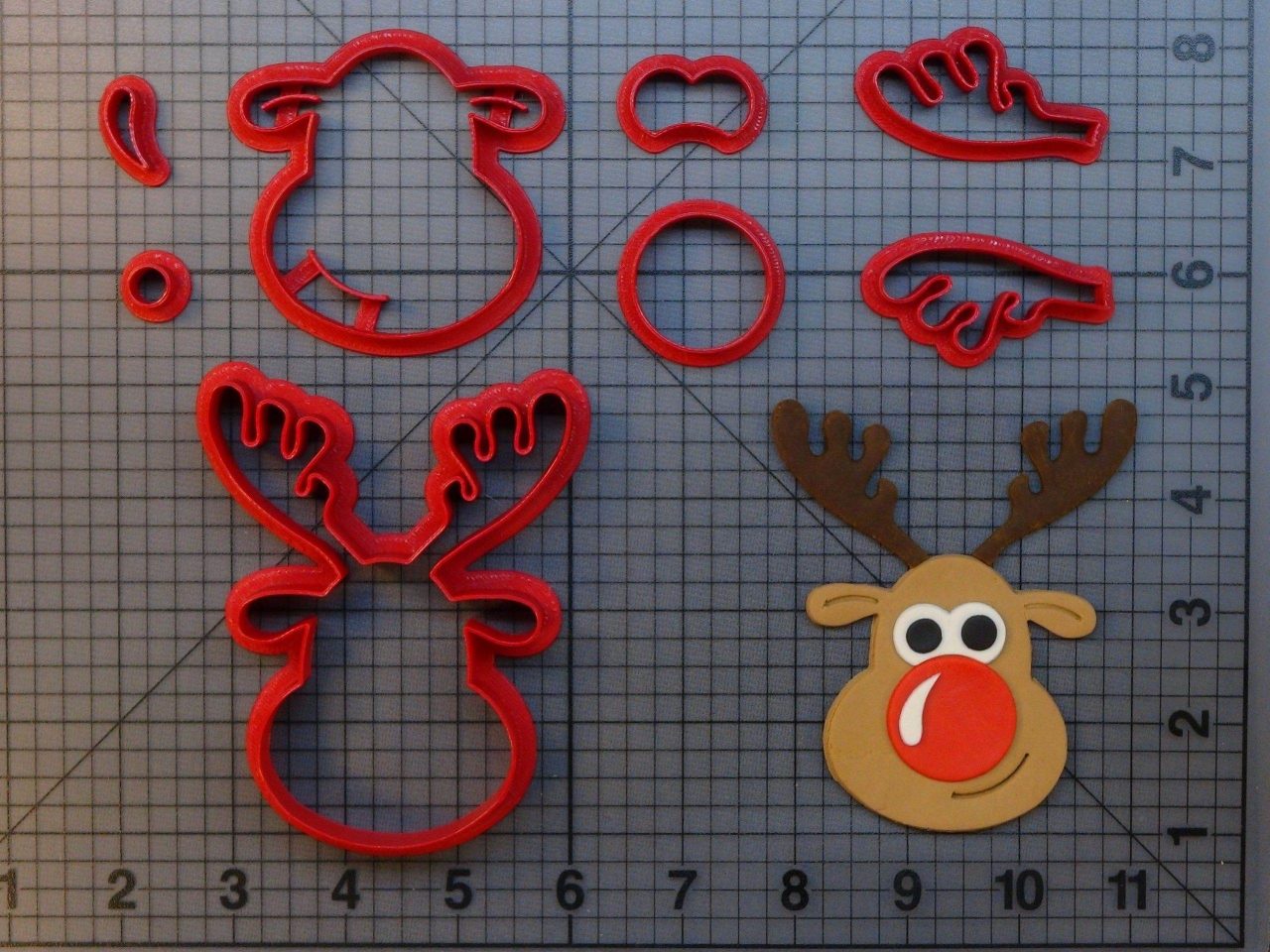 Christmas - Rudolph the Reindeer 266-A617 Cookie Cutter Set