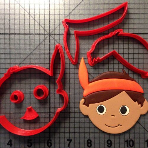 Native American Boy Cookie Cutter Set