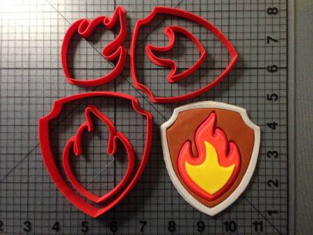 Paw Patrol - Marshall Badge 266-C276 Cookie Cutter Set