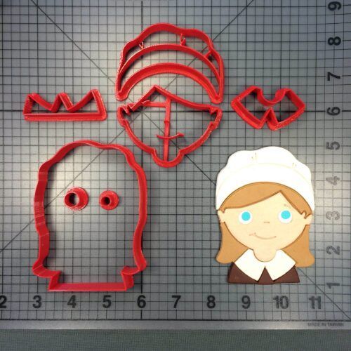 Thanksgiving - Pilgrim Girl 266-A955 Cookie Cutter Set