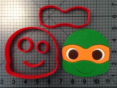Cute Teenage Mutant Ninja Turtle Cookie Cutter Set
