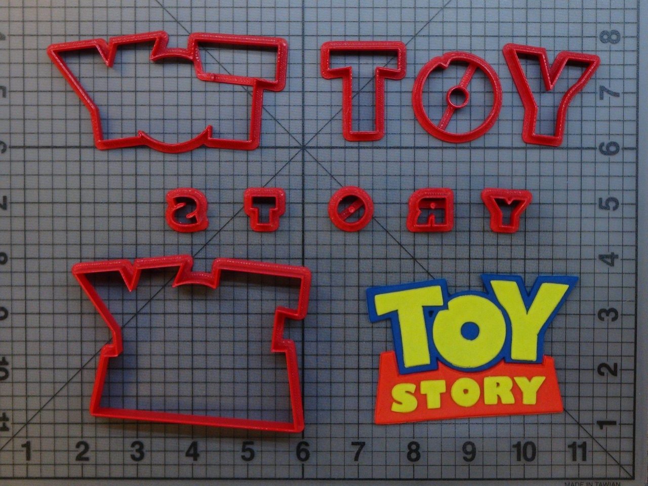 Toy Story Logo 266-B527 Cookie Cutter Set