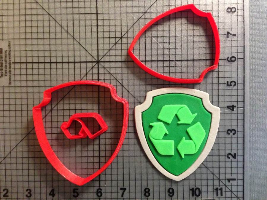 Paw Patrol - Rocky Badge 266-C278 Cookie Cutter Set