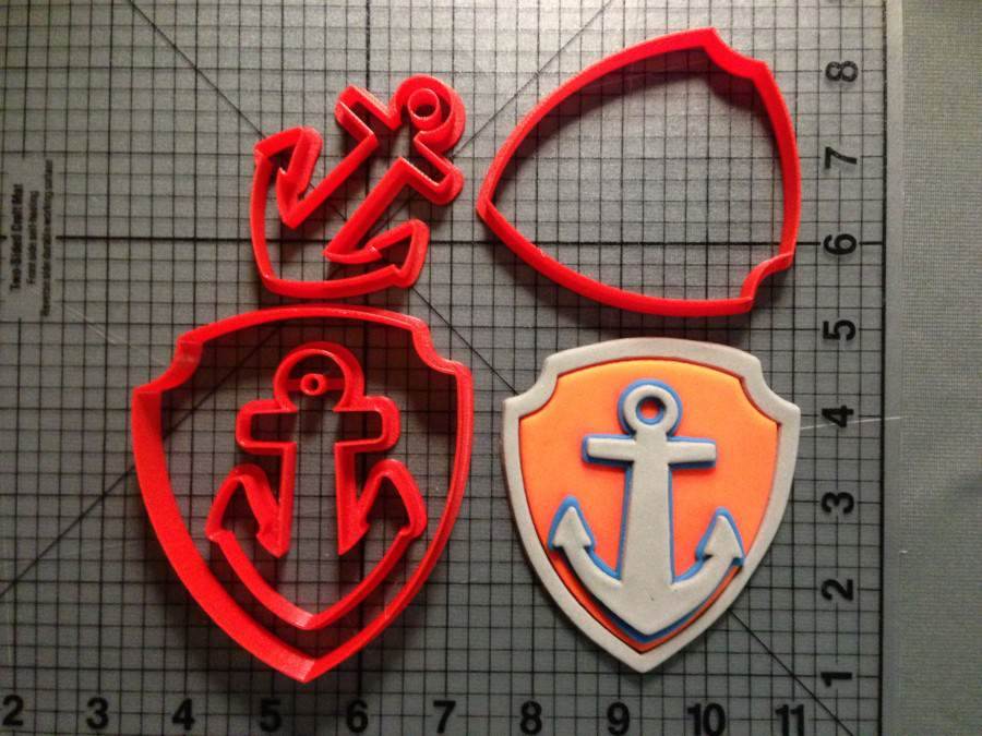 Paw Patrol - Zuma Badge Cookie Cutter Set