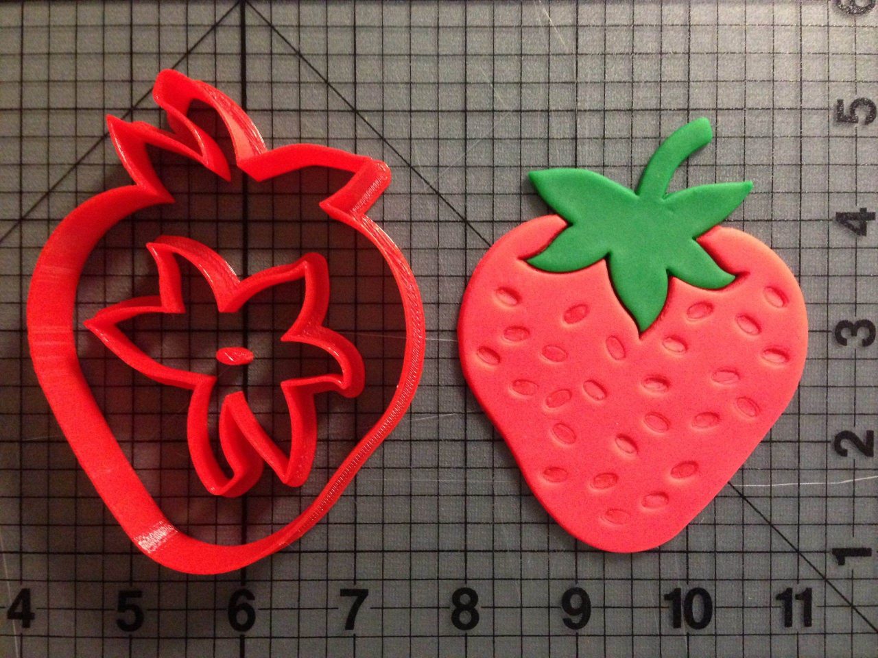 Strawberry Cookie Cutter Set
