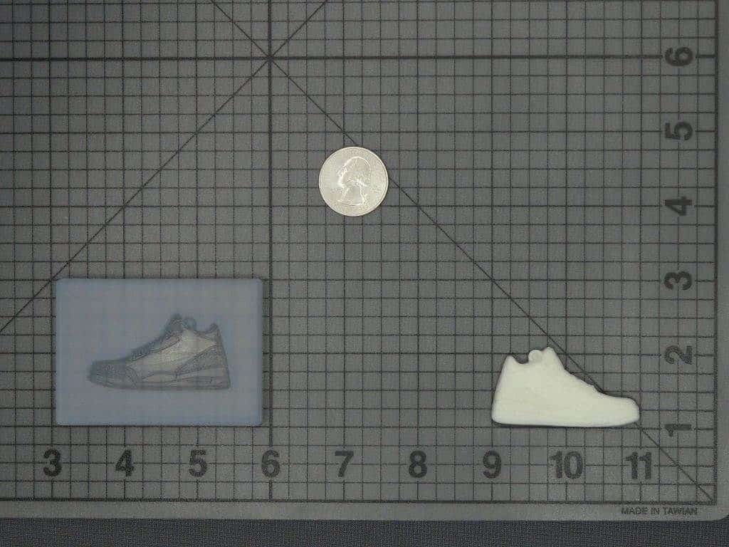 Black Cement 3 Shoe 745-009 Silicone Mold