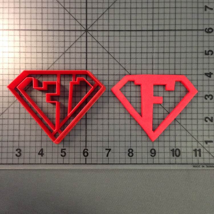 Super Letter F Cookie Cutter