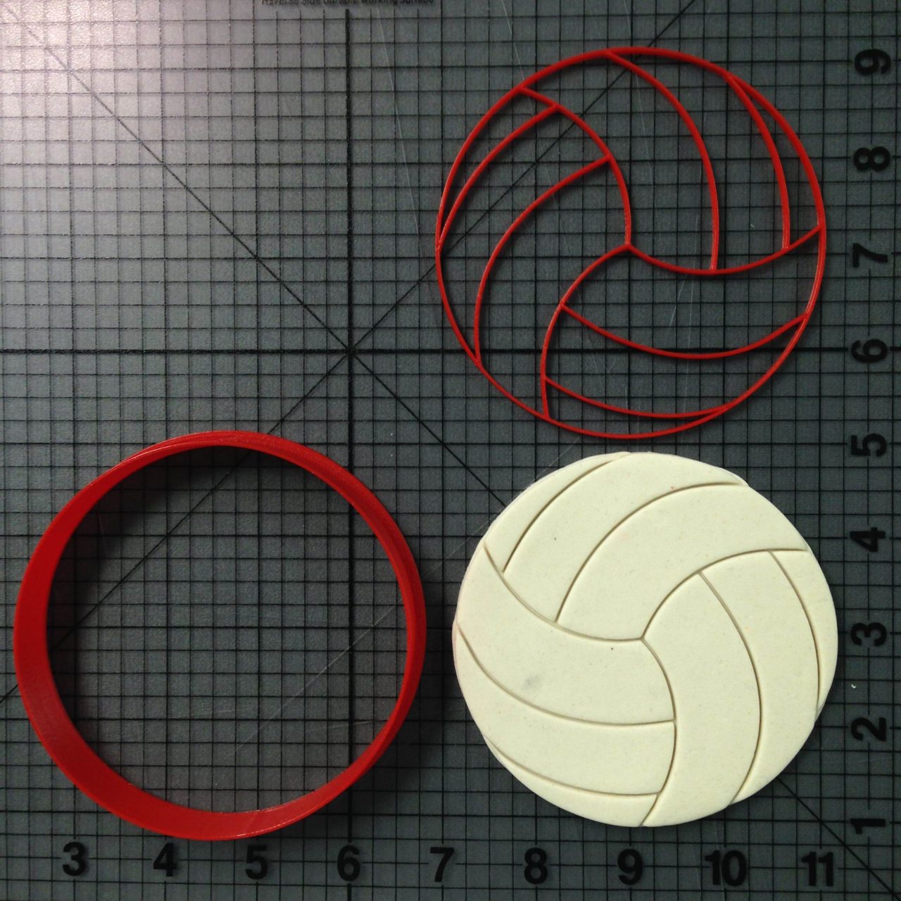 Volley Ball Cookie Cutter Set
