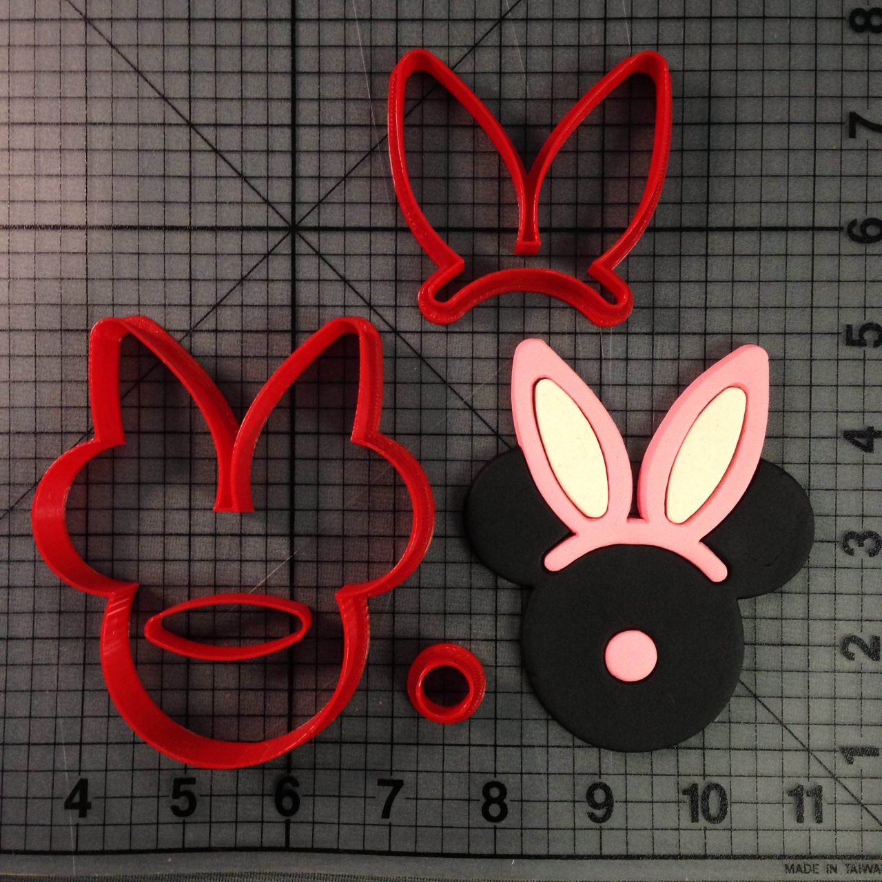 Mickey Mouse With Bunny Ears Cookie Cutter