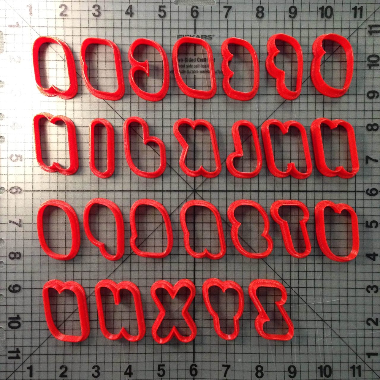 Lego Font Cookie Cutter Set (4)